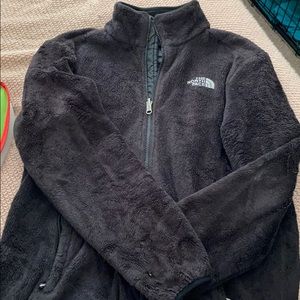 North face fuzzy jacket